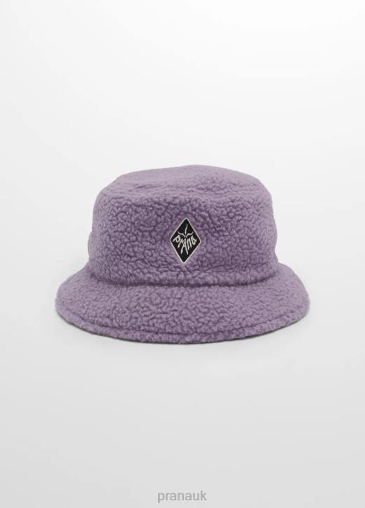 prAna Women Hurricane Fleece Bucket Hat 604H705 Accessories Amethyst