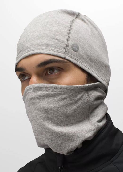 prAna Women Ice Flow Balaclava 604H706 Accessories Heather Grey