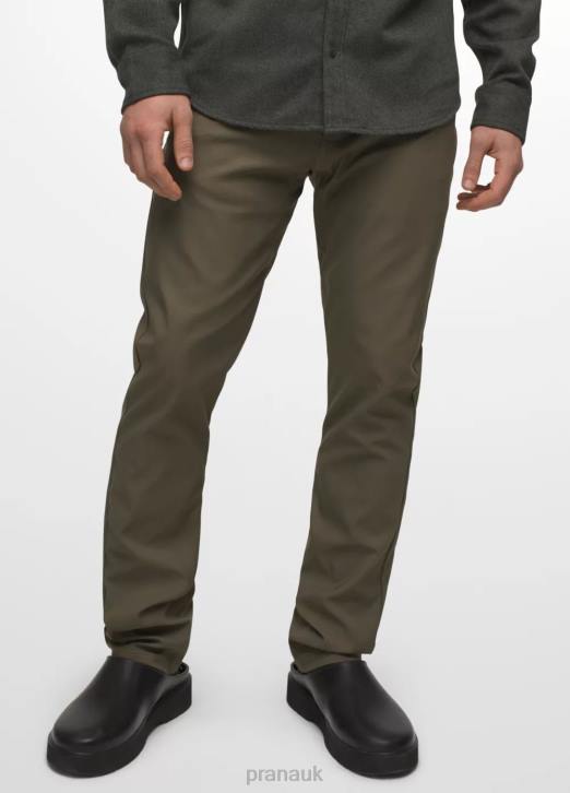 prAna Men Brion Slim Pant II 604H950 Bottoms Slate Green