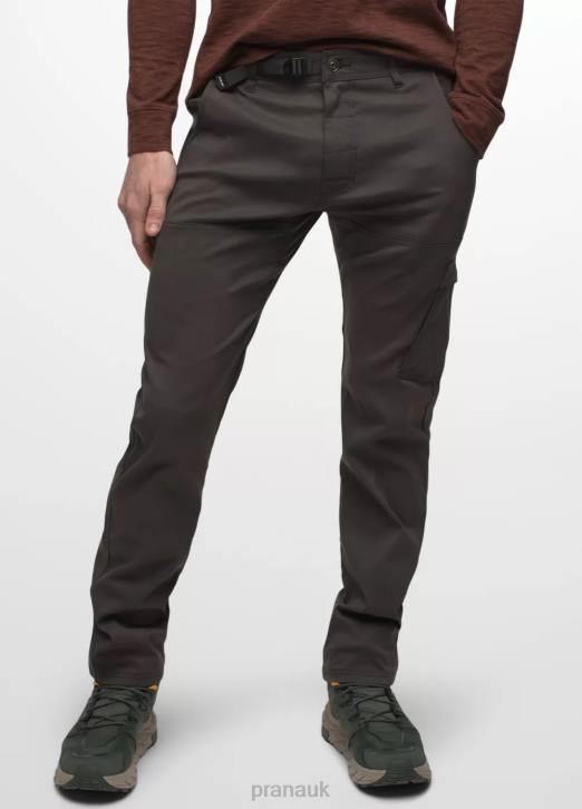 prAna Men Stretch Zion Slim Pant II 604H910 Bottoms Dark Iron