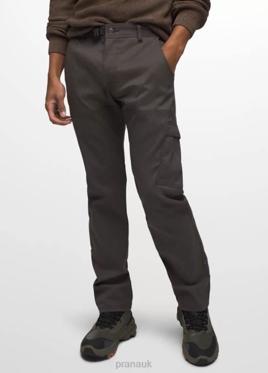 prAna Men Stretch Zion Straight Pant 604H944 Bottoms Dark Iron