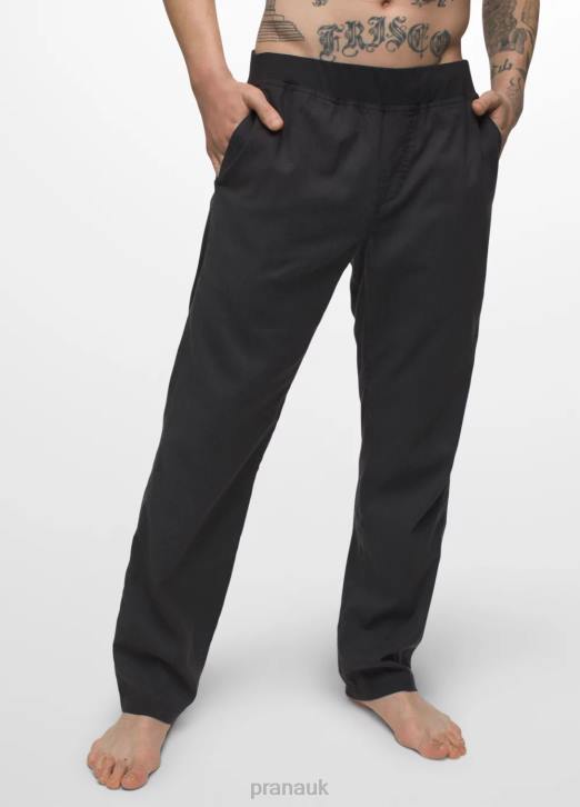 prAna Men Vaha Straight Pant 604H994 Bottoms Dark Black