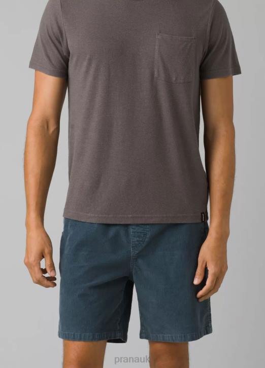 prAna Men Canyon Camp Short 604H1055 Bottoms Grey Blue