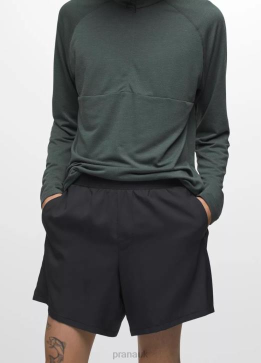 prAna Men Peak To Pavement Lined Short 604H1023 Bottoms Black