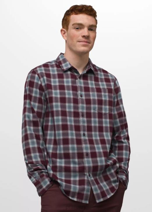 prAna Men Los Feliz Flannel Shirt 604H817 Clothing Quarry