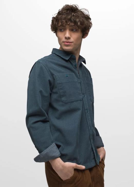 prAna Men Ridgecrest Long Sleeve 604H859 Clothing Deep Stellar