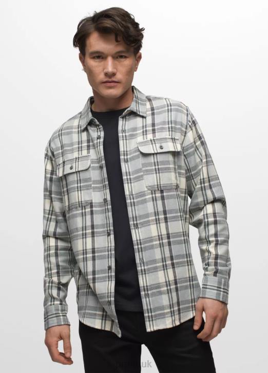 prAna Men Westbrook Flannel Shirt 604H785 Clothing Pampas