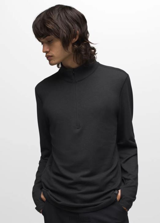 prAna Men Altitude Tracker 1/4 Zip II 604H838 Clothing Black