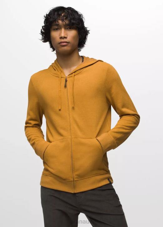 prAna Men Cardiff Fleece Full Zip 604H870 Clothing Spiced Heather