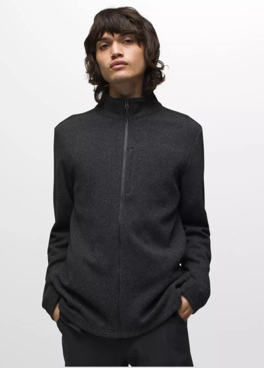 prAna Men Route Tracker Sweater Jacket 604H847 Clothing Dark Iron Heather