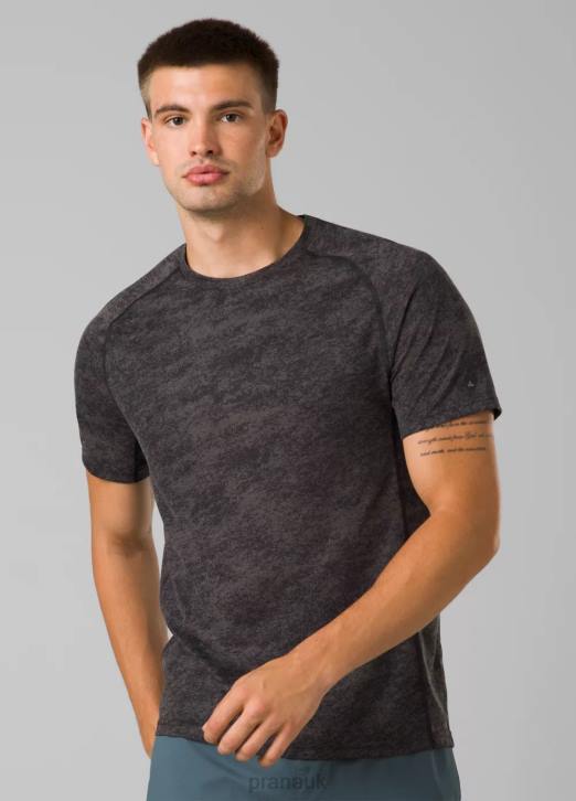 prAna Men Mission Trails Short Sleeve Tee 604H771 Clothing Black Sandblast