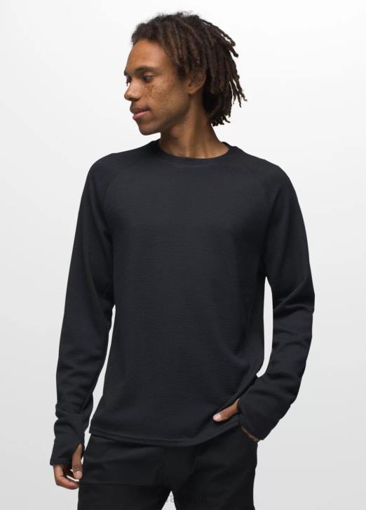 prAna Men Wensley Crew 604H797 Clothing Black