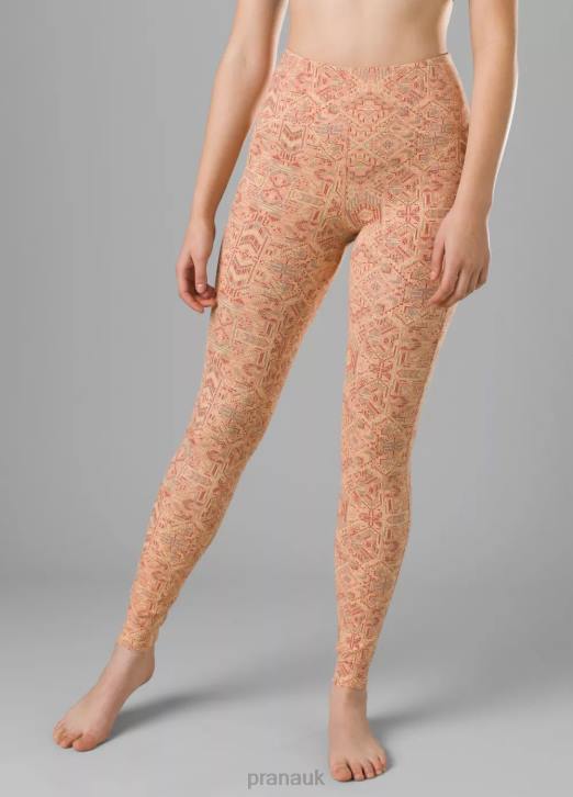 prAna Women Bohemia Hill Legging 604H391 Bottoms Pink Sand Mosaic