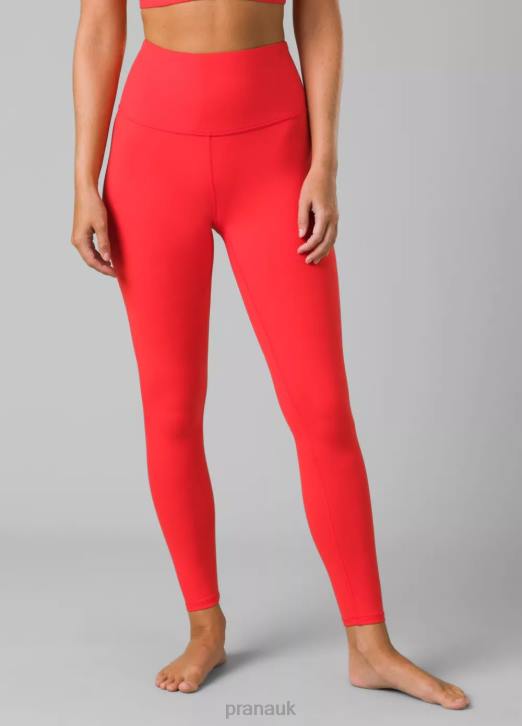 prAna Women Layna 7/8 Legging 604H484 Bottoms Carmine Red