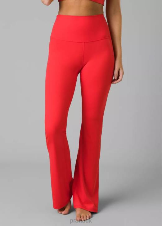 prAna Women Luxara Flare Pant 604H330 Bottoms Carmine Red