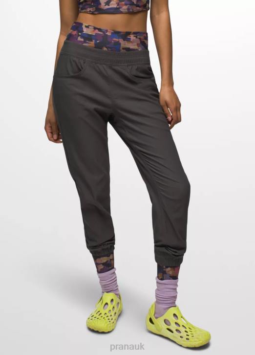 prAna Women Halle E-Waist Jogger II 604H375 Bottoms Dark Iron