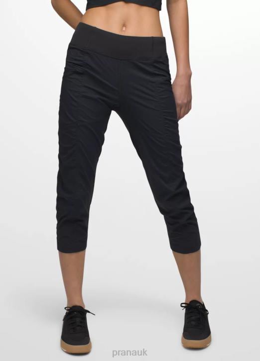 prAna Women Koen Capri 604H424 Bottoms Black