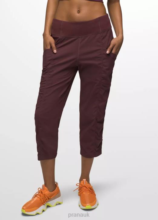 prAna Women Koen Capri 604H425 Bottoms Cacao