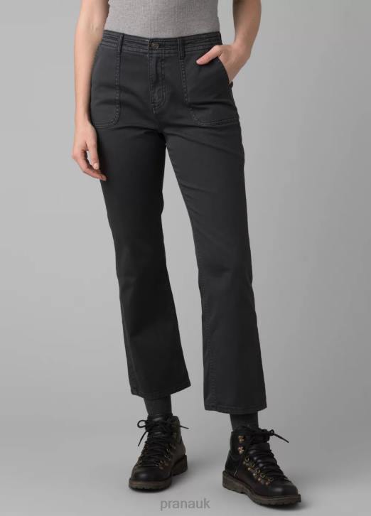 prAna Women Sancho Slim Pant 604H460 Bottoms Charcoal
