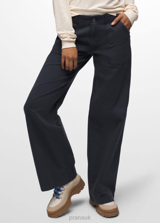prAna Women Sancho Wide Leg Pant 604H279 Bottoms Stormy Night