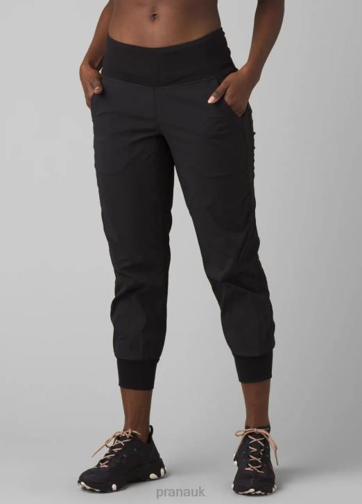 prAna Women Summit Jogger 604H461 Bottoms Solid Black