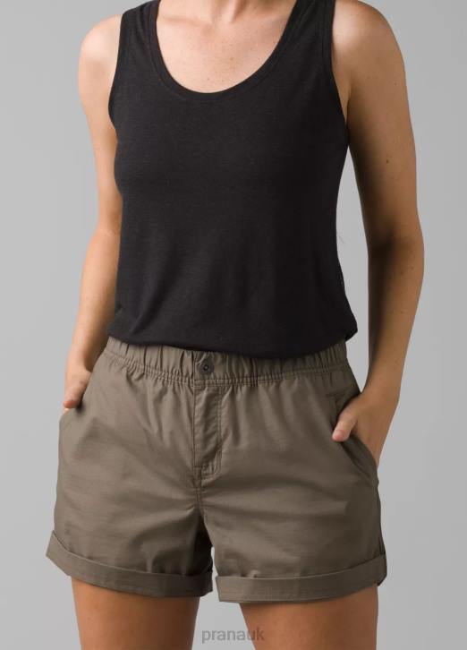 prAna Women Double Peak Short 604H493 Bottoms Mud
