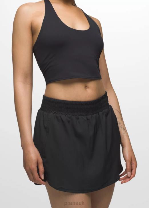 prAna Women Peak to Pavement Skort 604H449 Clothing Black