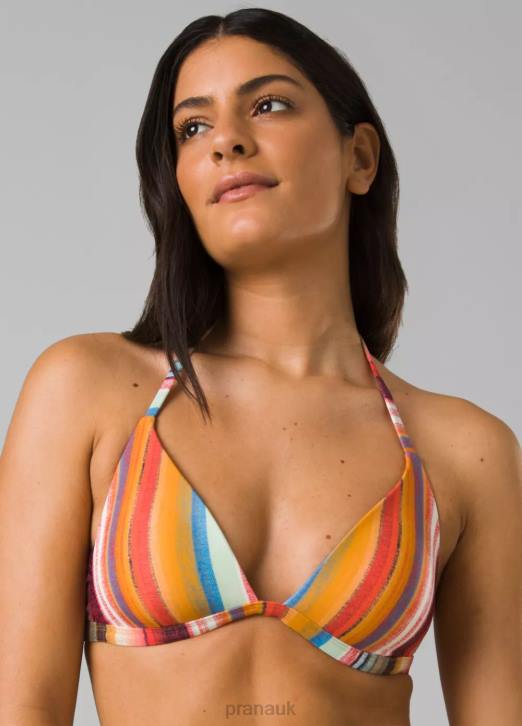 prAna Women Lexie Top 604H651 Swim Baja Stripe