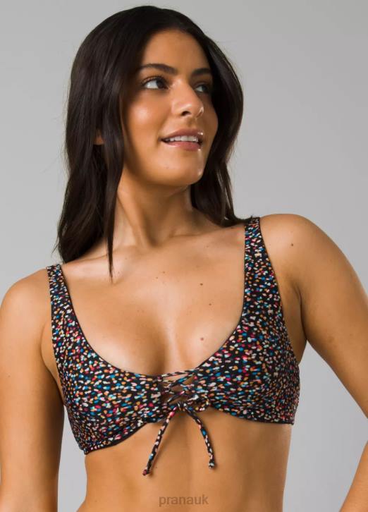 prAna Women Ruby Beach Top 604H618 Swim Alotta Dots