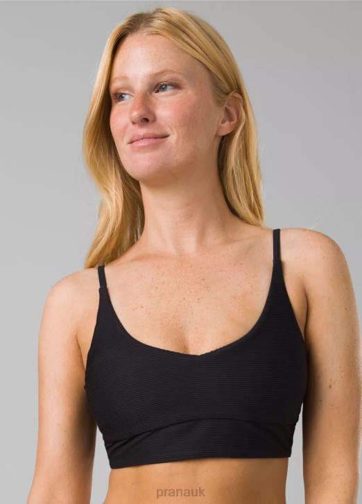 prAna Women Willow Falls Top - Ottoman 604H643 Swim Black