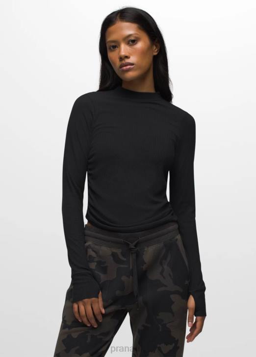 prAna Women Blazing Star Long Sleeve 604H41 Clothing Black