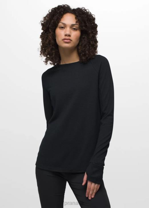 prAna Women Wensley Crew 604H49 Clothing Black