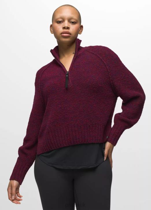 prAna Women Blazing Star Sweater 604H80 Clothing Mulberry