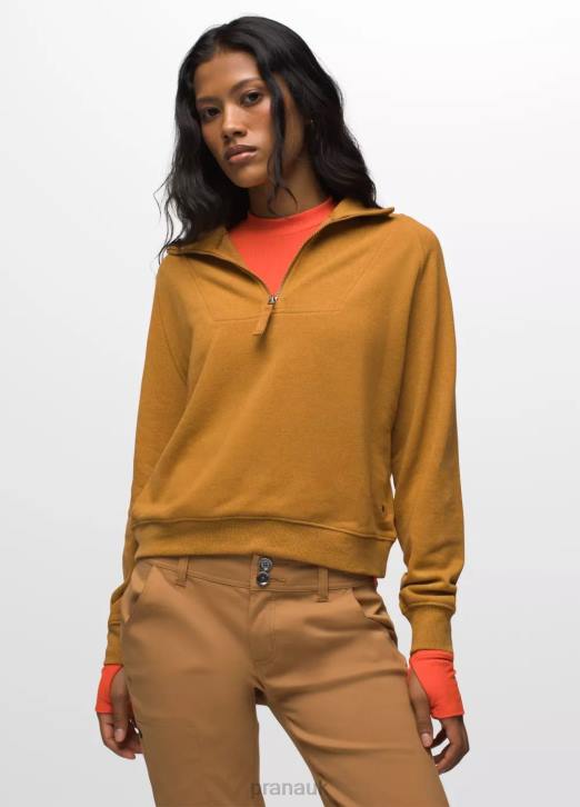 prAna Women Cozy Up Pullover 604H3 Clothing Spiced Heather