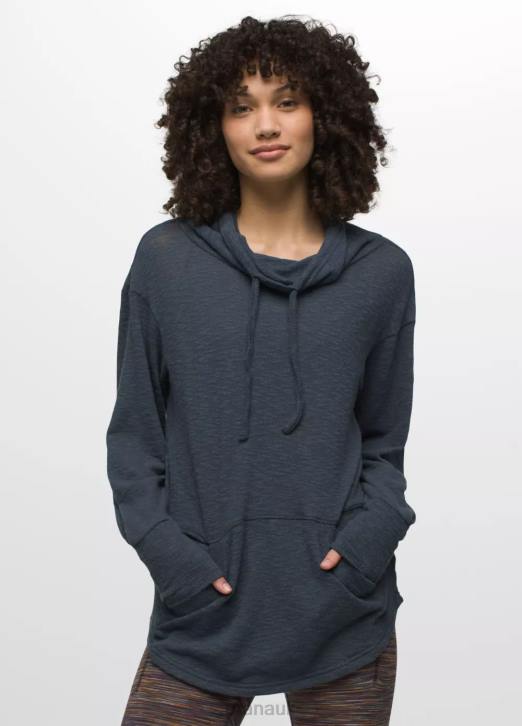 prAna Women Frieda Top 604H198 Clothing Dark Sky