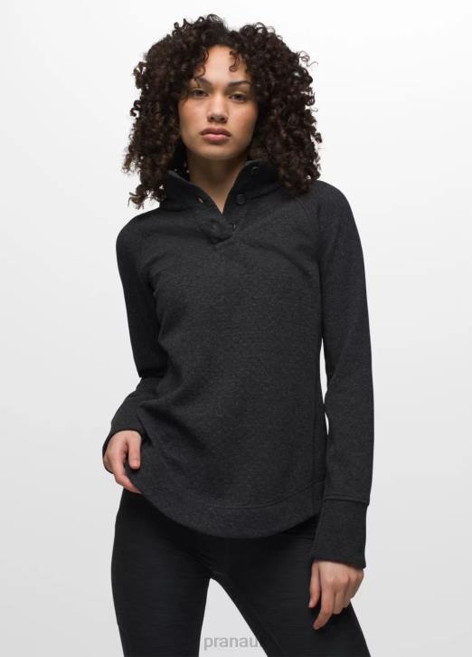 prAna Women Frozen Falls Sweater 604H153 Clothing Charcoal