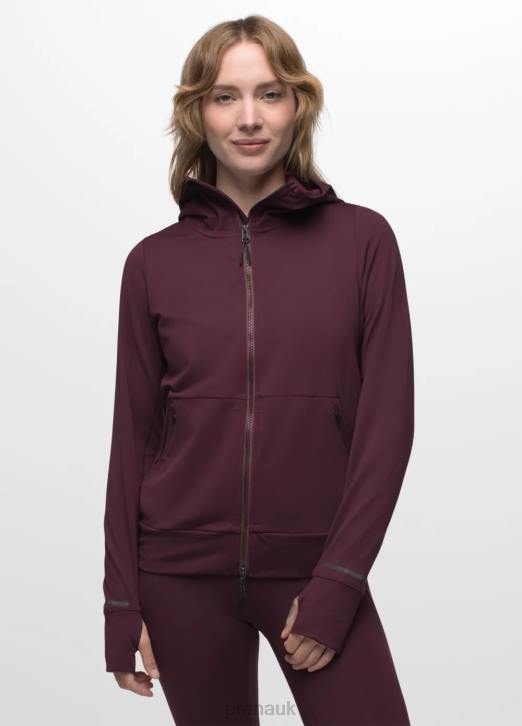 prAna Women Ice Flow Jacket 604H69 Clothing Mulberry