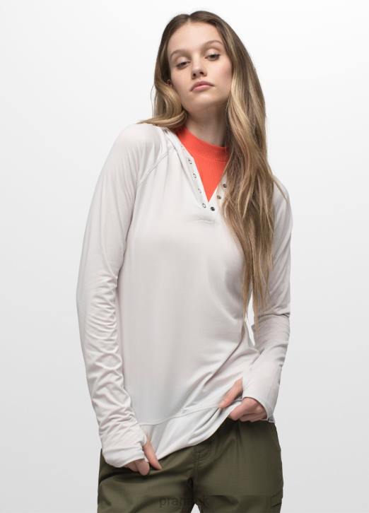 prAna Women Sol Searcher Hoodie 604H233 Clothing Soft White