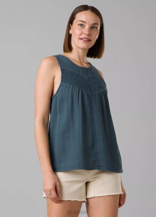prAna Women Seakissed Tank 604H267 Clothing Bluefin