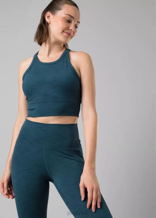 prAna Women Becksa Bralette 604H76 Clothing Bluefin Heather