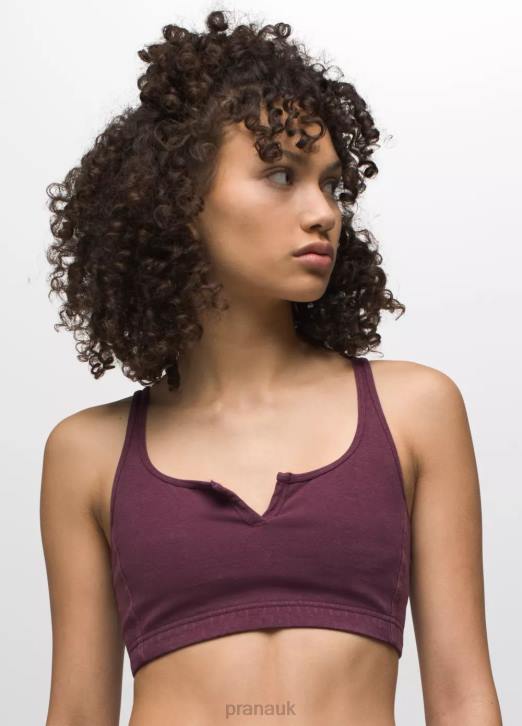 prAna Women Bohemia Hill Bralette 604H235 Clothing Mulberry