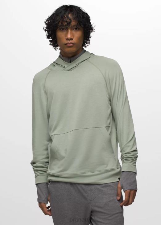 prAna Men Altitude Tracker Hoodie II 604H842 Clothing Mineral Green