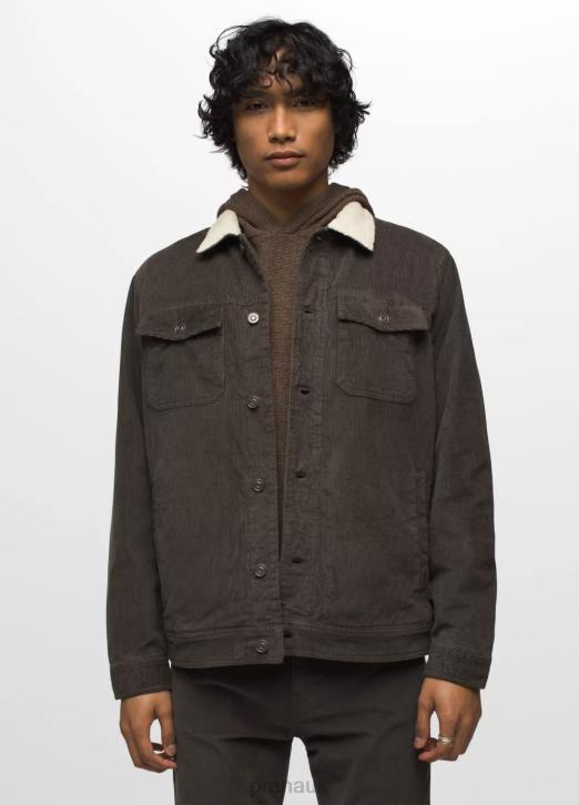 prAna Men Ashland Cord Jacket 604H1069 Clothing Black Olive