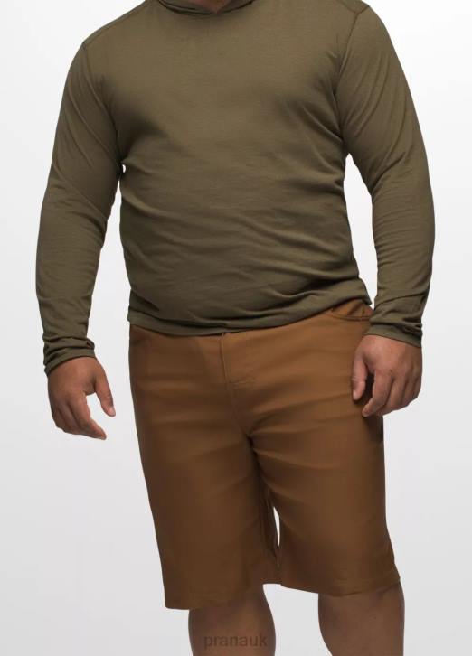 prAna Men Brion Short II 604H900 Bottoms Sepia