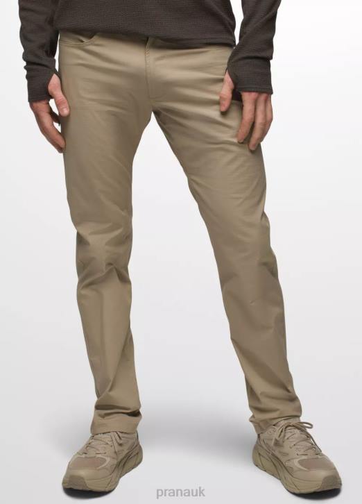 prAna Men Double Peak Slim Pant 604H982 Bottoms Sandbar