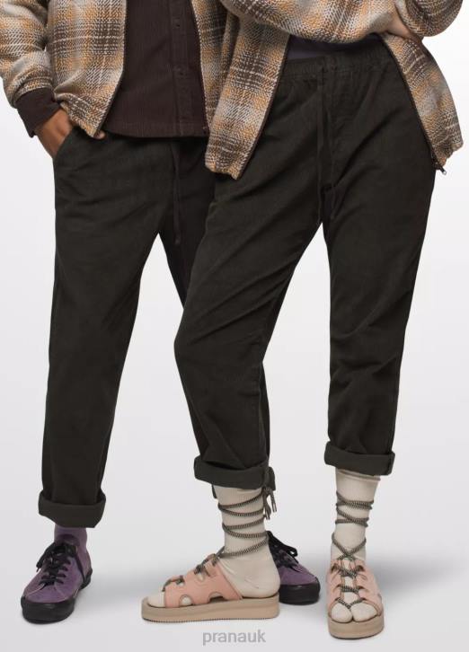 prAna Men Heritage Cord Pant 604H294 Bottoms Dark Iron