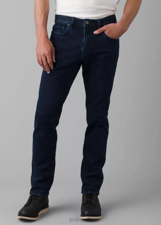 prAna Men Hillgard Slim Jean 604H1045 Bottoms Dark Ozone Wash