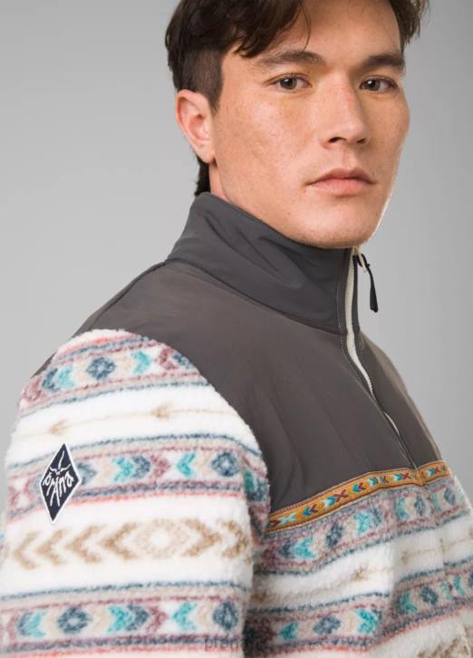 prAna Men Hurricane FZ Fleece 604H100 Clothing Canvas