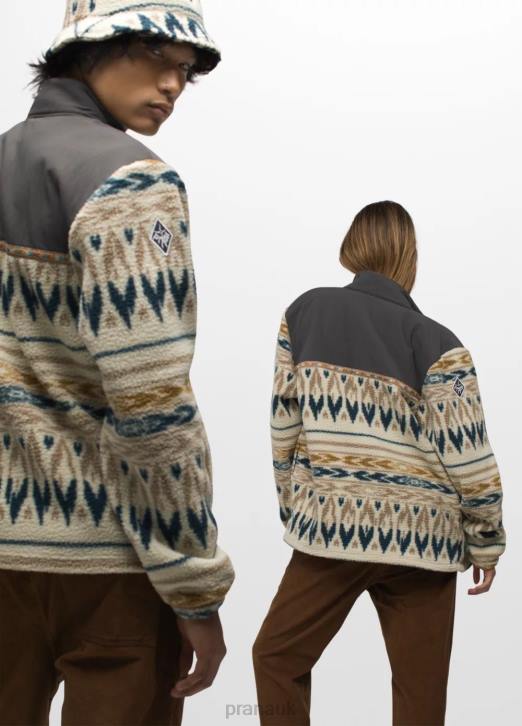 prAna Men Hurricane FZ Fleece 604H98 Clothing Sandbar Geo