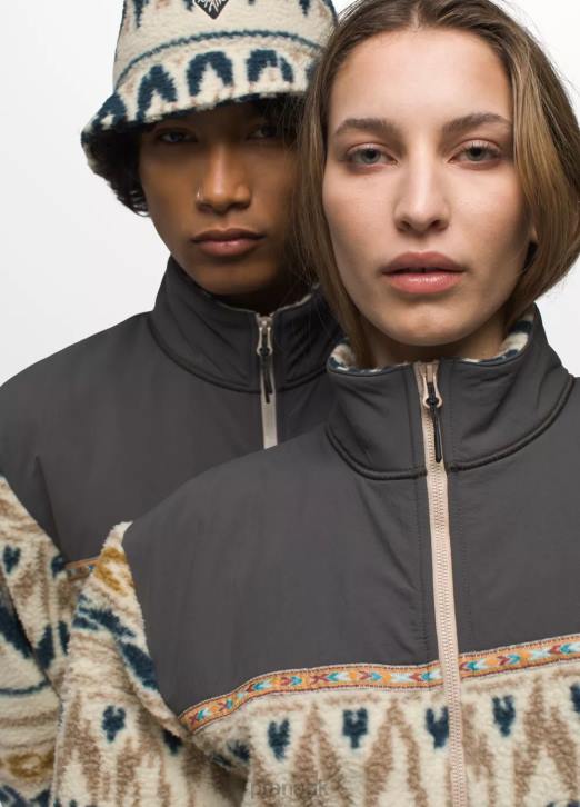 prAna Men Hurricane FZ Fleece 604H98 Clothing Sandbar Geo